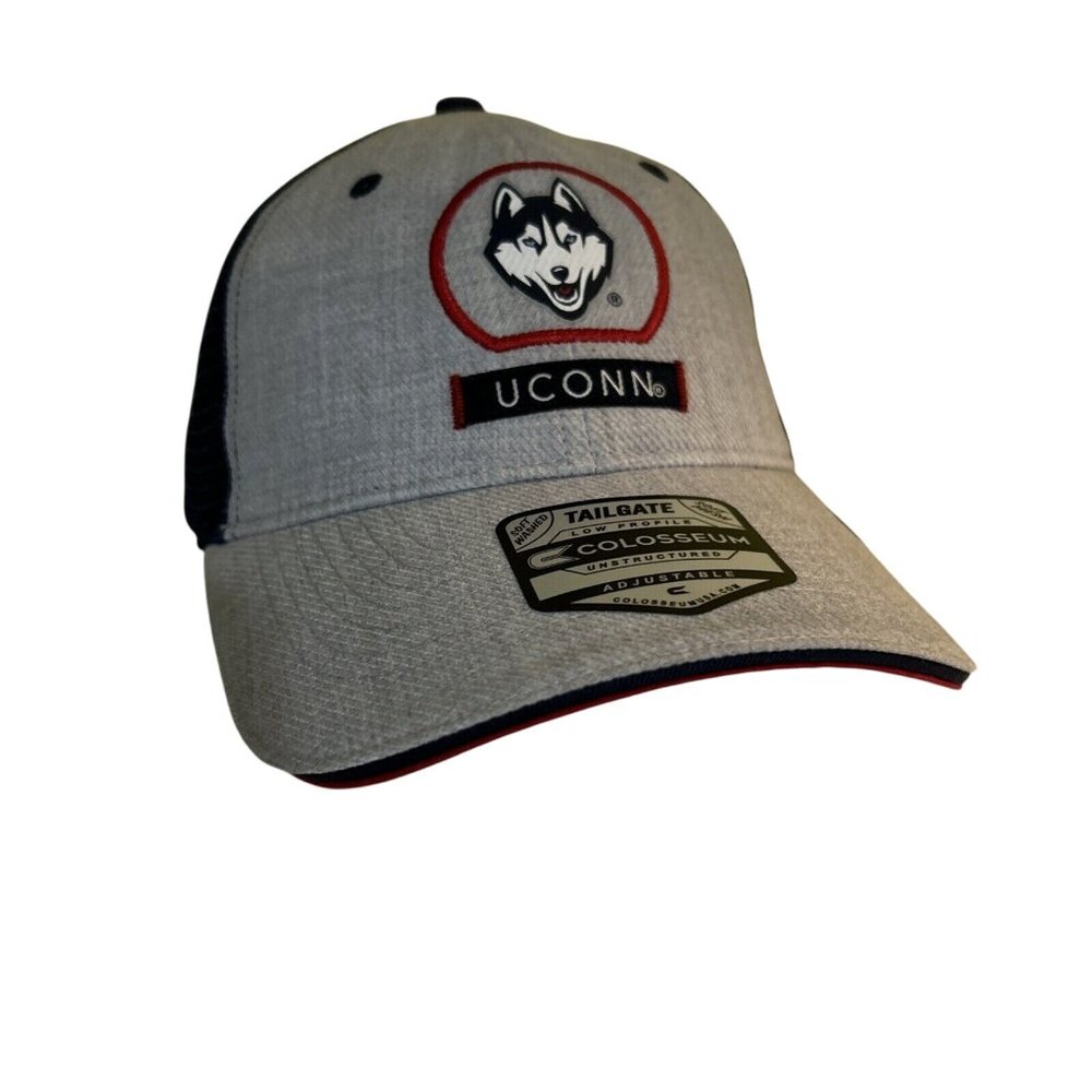 Uconn Huskies Mens Snapback hat cap Trucker Mesh Sides Back New Ncaa